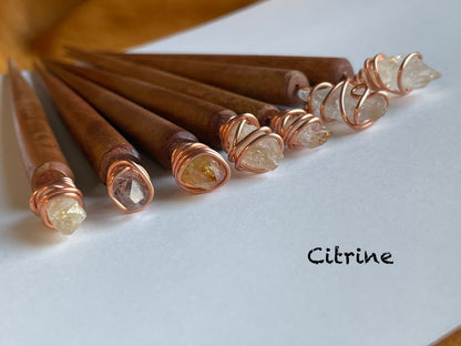 CITRINE ~ Hair Sticks