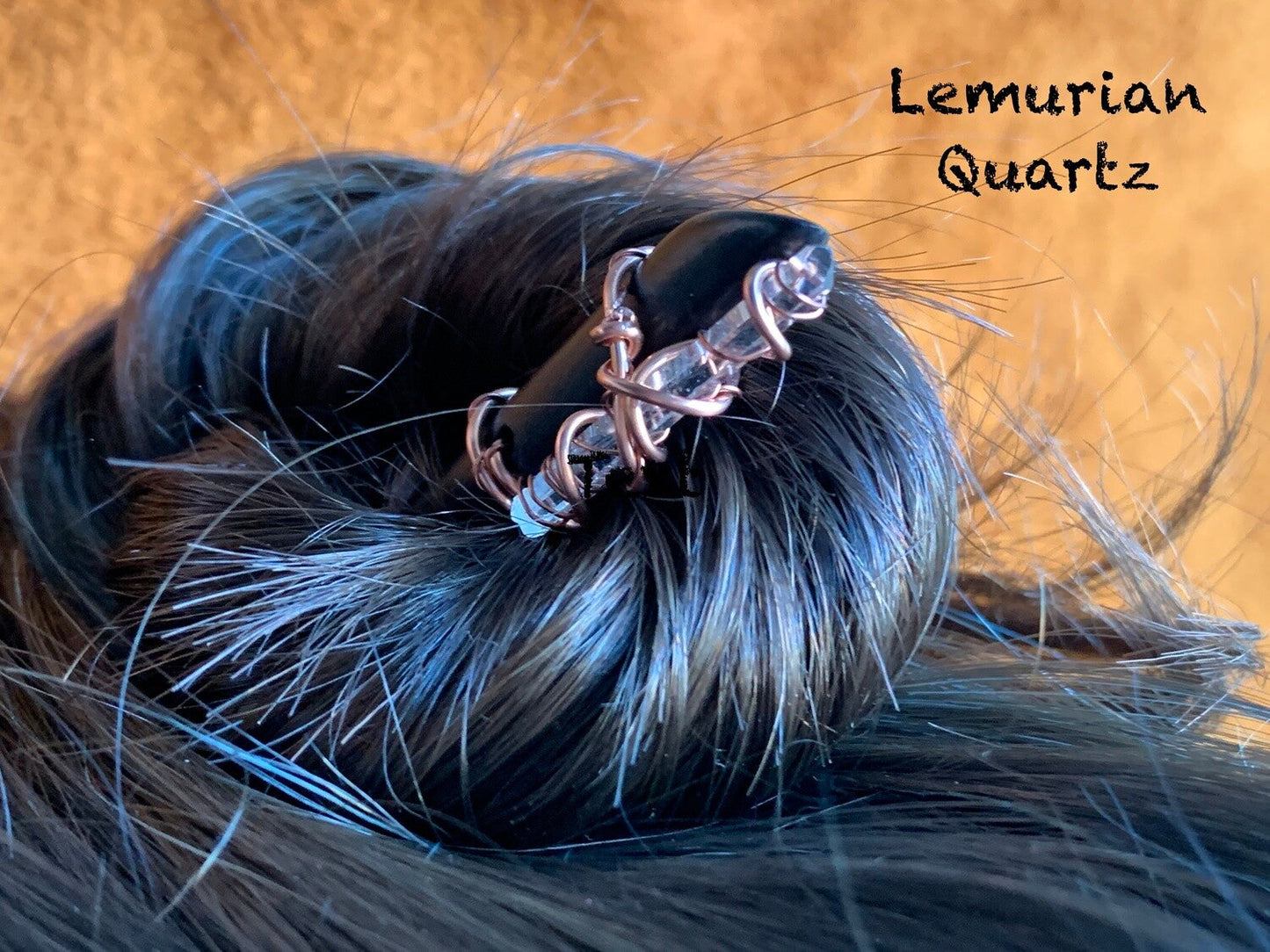 Lemurian Quartz ~ Hair Sticks