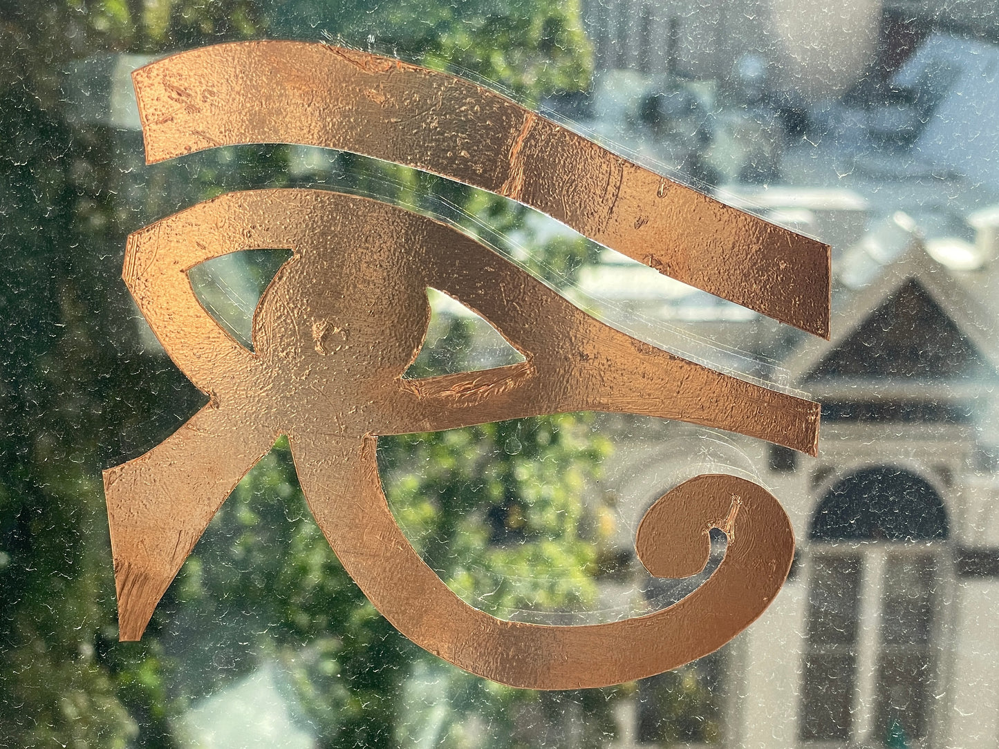 EYE OF HORUS | Copper Window Decals